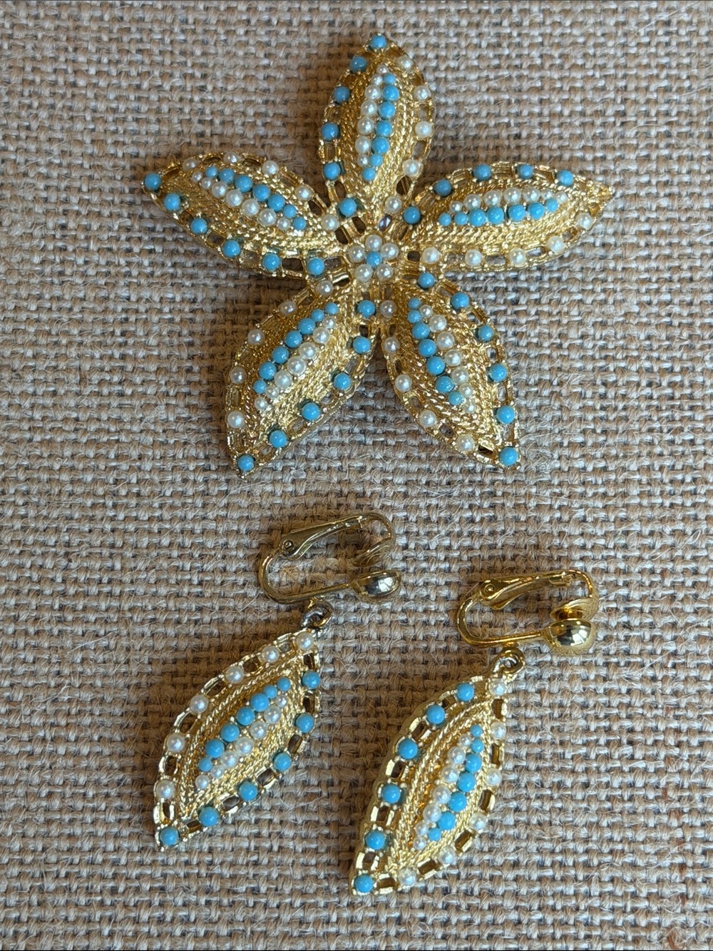 Vintage 1968 Sarah Coventry Jewelry Set